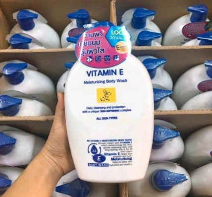 Sữa tắm giàu Vitamin E Moisturizing Body Wash dưỡng ẩm sâu chống oxy hóa ảnh 3