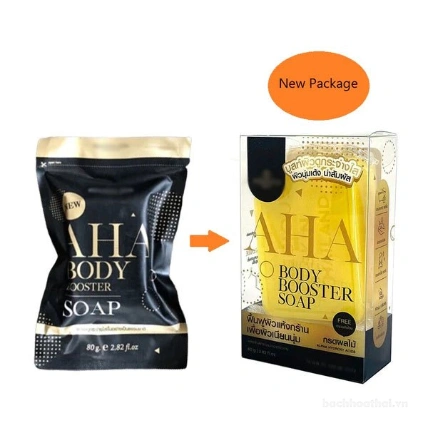 Xà phòng tắm trắng da AHA Body Booster Soap 80gr Thái Lan ảnh 2