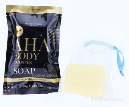 Xà phòng tắm trắng da AHA Body Booster Soap 80gr Thái Lan ảnh 8