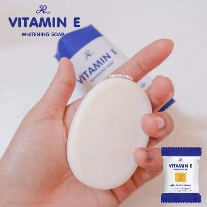 Xà phòng tắm dưỡng da AR Vitamin E Whitening Soap Thái Lan ảnh 6