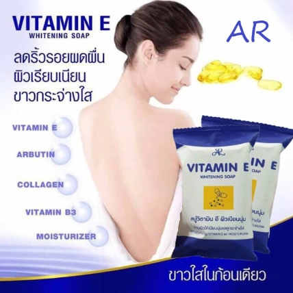 Xà phòng tắm dưỡng da AR Vitamin E Whitening Soap Thái Lan ảnh 9