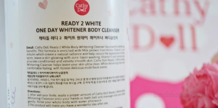 Sữa tắm dưỡng trắng da Cathy Doll Ready 2 white One Day Whitener Body Cleanser Thái Lan ảnh 8
