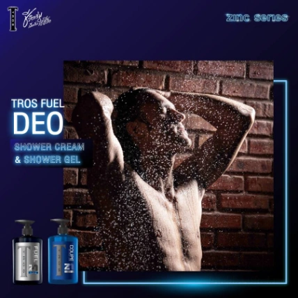 Gel tắm đậm đặc ngăn ngừa vi khuẩn hương nước hoa nam tính TROS Deo Shower Cream Thái 450ml  ảnh 6