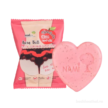 Xà phòng tắm tẩy tế bào chết toàn thân Ura Butt Gluta Collagen Scrub soap ảnh 1