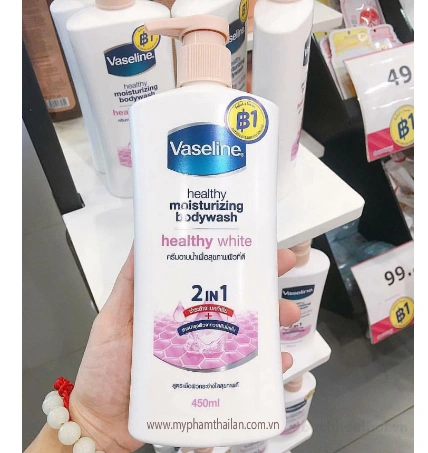 Sữa tắm dưỡng ẩm Vaseline Healthy Moisturizing Body Wash ảnh 15