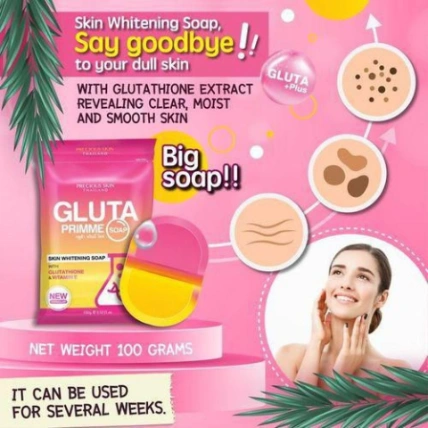 Xà phòng tắm trắng da Precious Skin Gluta Primme Soap ảnh 3