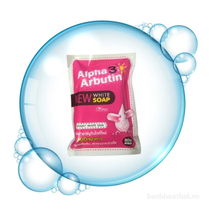 Xà phòng tắm kích trắng da Alpha Arbutin 3 Plus New White Soap ảnh 2