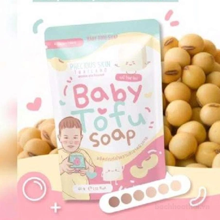 Xà phòng tắm diệt khuẩn trắng da Baby Tofu Soap (dùng cho cả mẹ và bé) ảnh 20