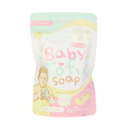 Xà phòng tắm diệt khuẩn trắng da Baby Tofu Soap (dùng cho cả mẹ và bé) ảnh 1