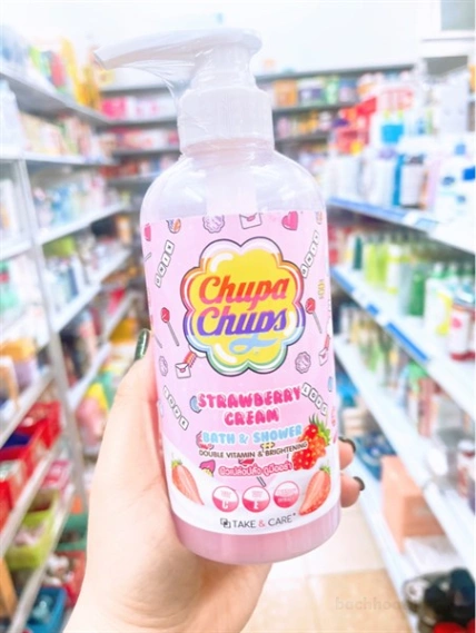 Sữa tắm hương kẹo trái cây Chupa Chups 450ml Thái Lan ảnh 10