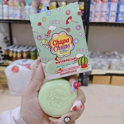 Xà phòng tắm Chupa Chups Multivitamin Soap Thái Lan hương trái cây  ảnh 6