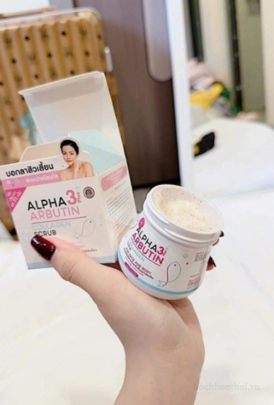 Tẩy tế bào chết Alpha Arbutin 3+ Plus Collagen Scrub ảnh 4