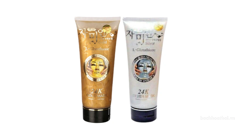 Mặt nạ gel lột làm trắng da tinh chất vàng 24k Gold Mask L-Glutathion Gold 24K