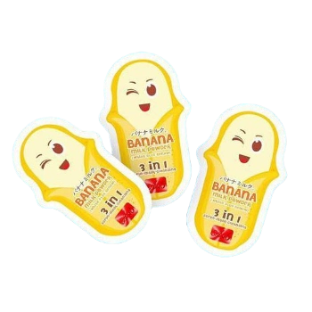 Gói ủ mặt chuối giảm mụn Banana Milk Powder 3 in 1