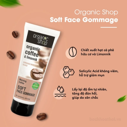 Tẩy tế bào chết da mặt Organic Coffee & Powder Face Gommage ảnh 7