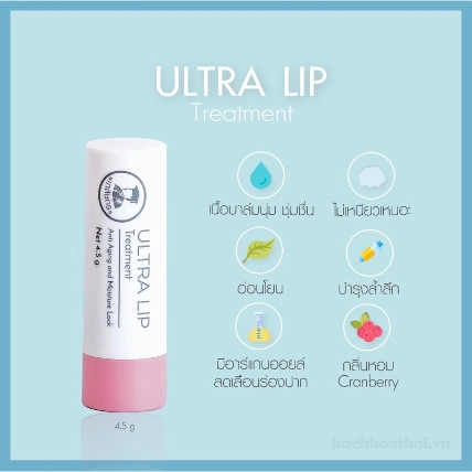 Son dưỡng chống lão hóa, giữ ẩm ngừa thâm môi Ultra Lip Treatment  ảnh 5