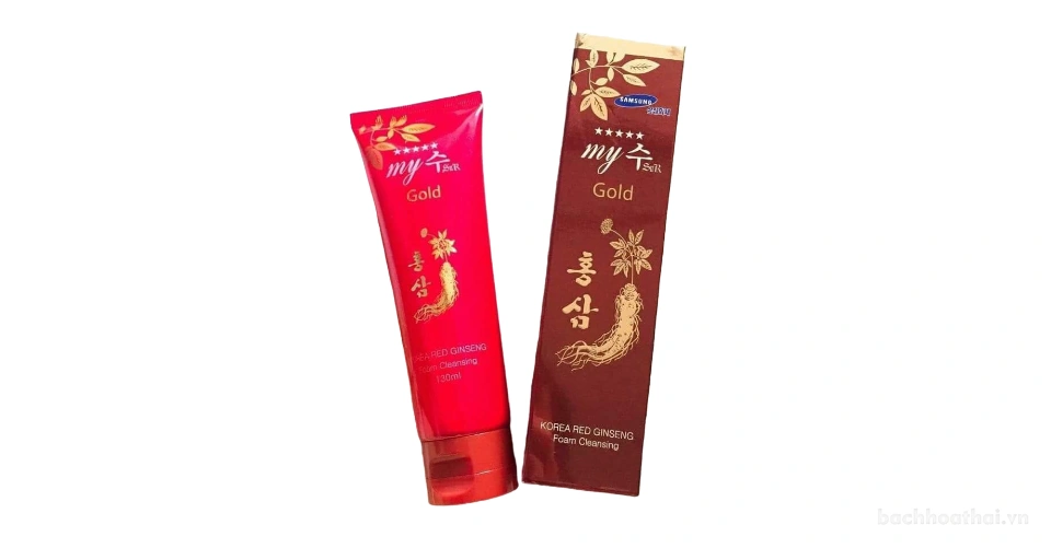 Sữa rửa mặt Gold Korea Red Ginseng Foam Cleansing