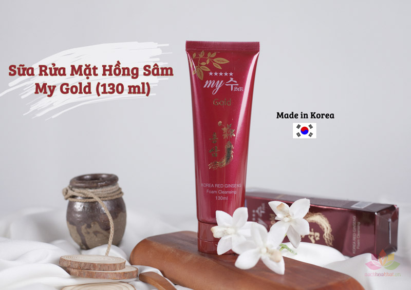 korean red ginseng foam cleansing 130ml