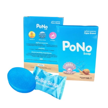 Xà phòng tạo bọt dưỡng da collagen ốc sên Pobo Soap ảnh 1