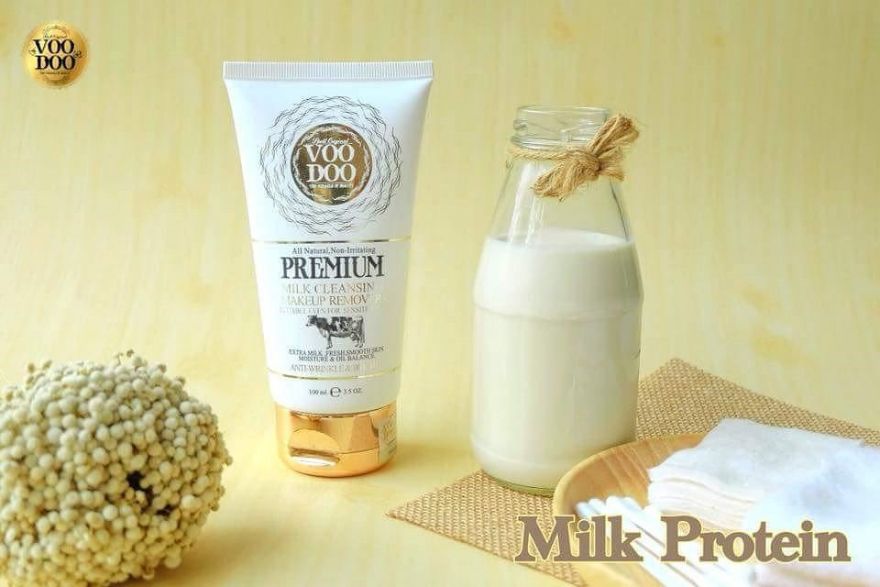 Sữa rửa mặt tẩy trang VooDoo Premium Milk Cleansing Makeup Removers