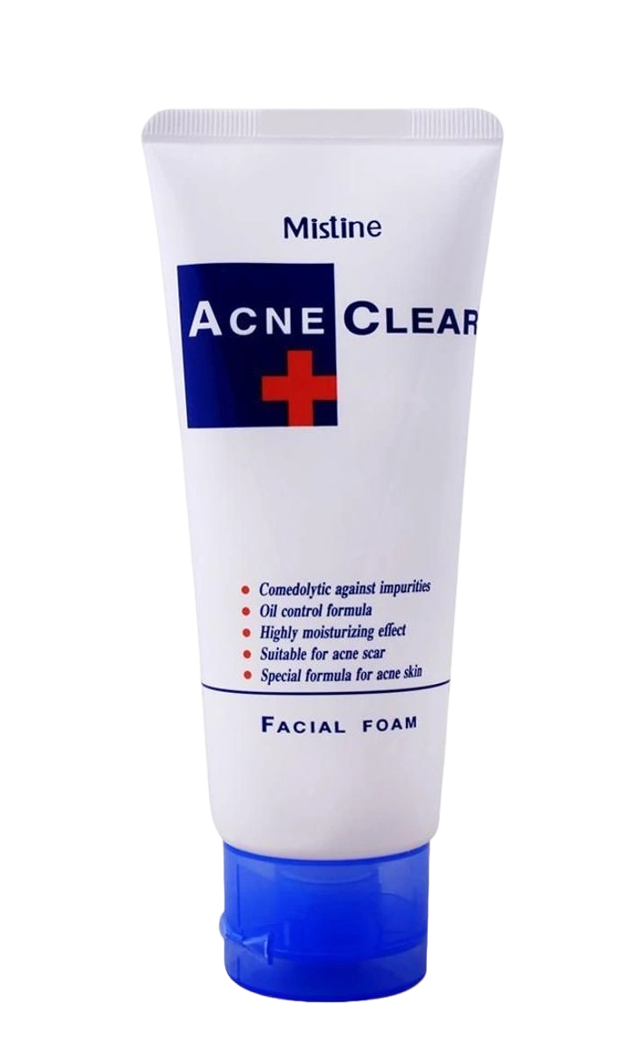Sữa rửa mặt kiểm soát dầu dành cho da mụn Mistine Acne Clear Facial Foam Thái Lan