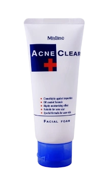 Ảnh sản phẩm Sữa rửa mặt kiểm soát dầu dành cho da mụn Mistine Acne Clear Facial Foam Thái Lan 1
