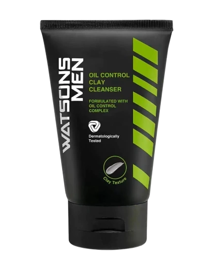 Sửa rửa mặt nam Watsons Men Oil Control Clay Cleanser ảnh 1