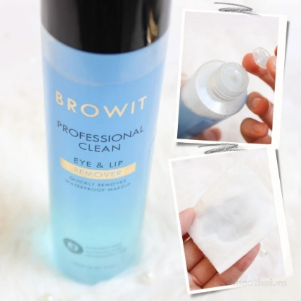 Nước tẩy trang BROWIT PROFESSIONAL CLEAN EYE & LIP REMOVER ảnh 3