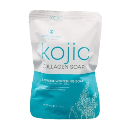 Xà phòng rửa mặt trắng da Kojic Collagen Soap ảnh 1