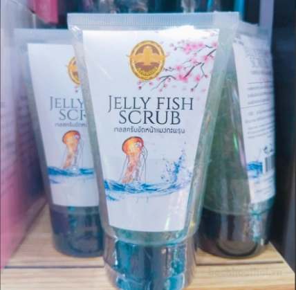 Gel rửa mặt tẩy tế bào chết sứa biển Jelly Fish Scrub ảnh 9