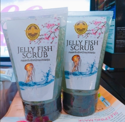 Gel rửa mặt tẩy tế bào chết sứa biển Jelly Fish Scrub ảnh 10