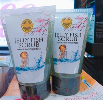 Gel rửa mặt tẩy tế bào chết sứa biển Jelly Fish Scrub ảnh 12