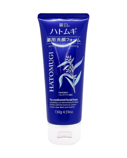 Sữa rửa mặt ngừa mụn trắng da Hatomugi Acne Care & Facial Washing ảnh 1