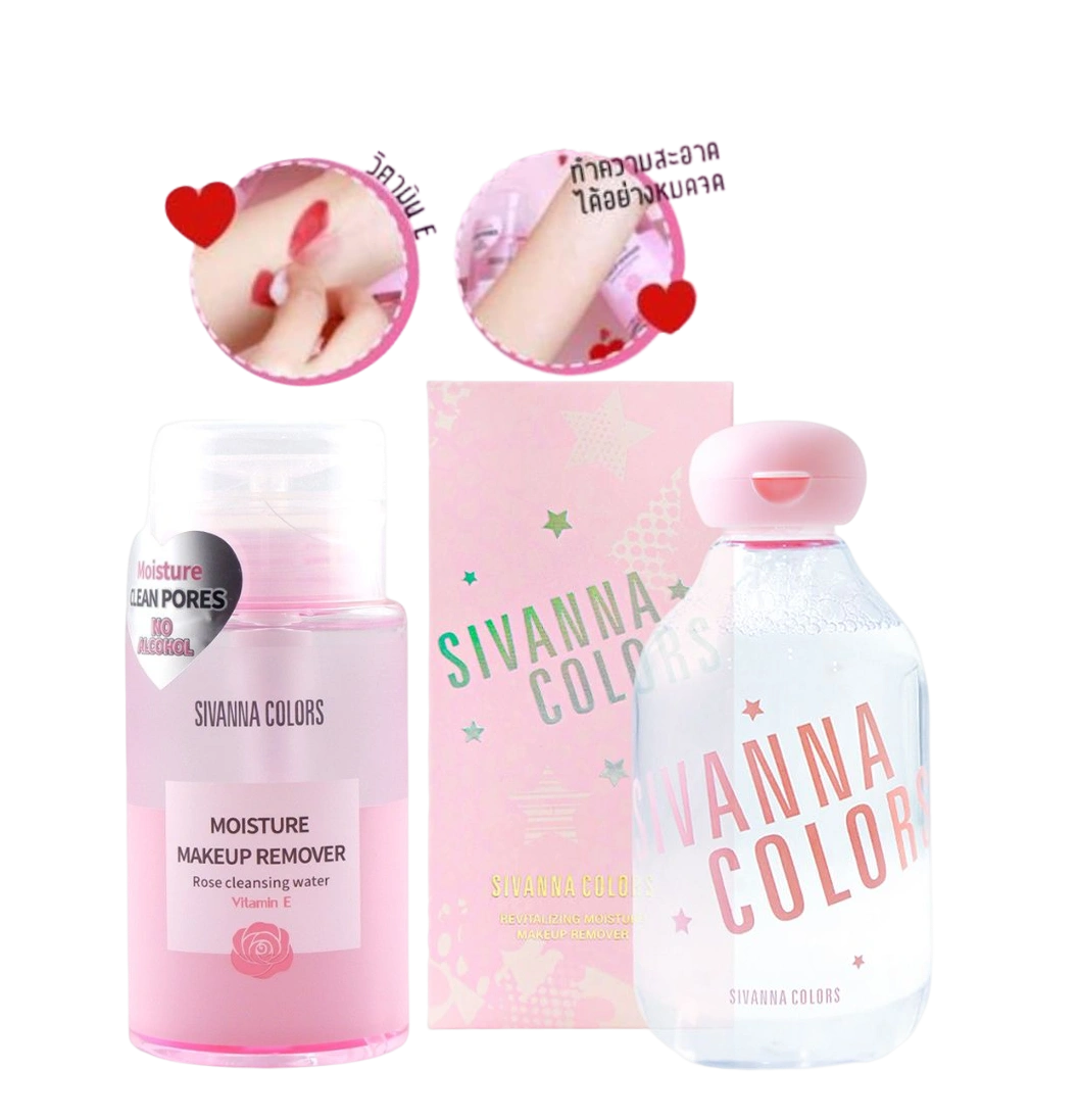 Nước tẩy trang phục hồi độ ẩm Sivanna Colors Makeup Remover Revitalizing Moisture