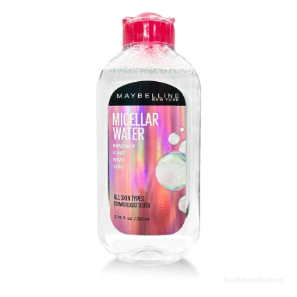 Nước tẩy trang không cồn Maybelline Micellar Water 4 trong 1 ảnh 3