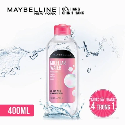 Nước tẩy trang không cồn Maybelline Micellar Water 4 trong 1 ảnh 5