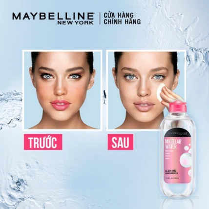 Nước tẩy trang không cồn Maybelline Micellar Water 4 trong 1 ảnh 6