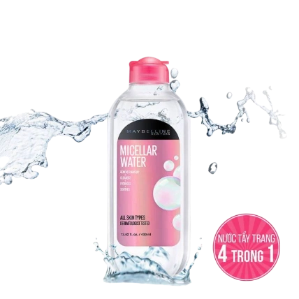 Nước tẩy trang không cồn Maybelline Micellar Water 4 trong 1 ảnh 1