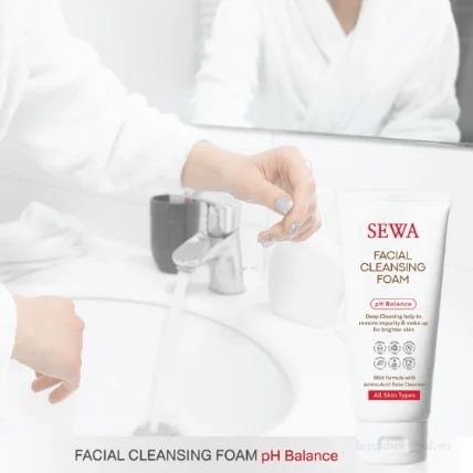 Sữa rửa mặt tạo bọt Sewa Facial Cleansing Foam Thái Lan  ảnh 6