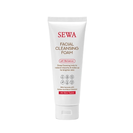 Sữa rửa mặt tạo bọt Sewa Facial Cleansing Foam Thái Lan  ảnh 1