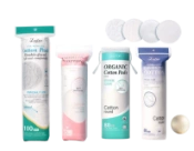 Ảnh sản phẩm Bông tẩy trang dạng cây tròn nội địa trung LMLTop 150 miếng  1