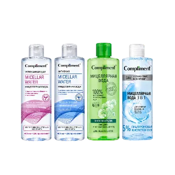 Ảnh sản phẩm Nước tẩy trang Compliment Micella Water làm sạch sâu dành cho da mụn, nhạy cảm 400ml 1