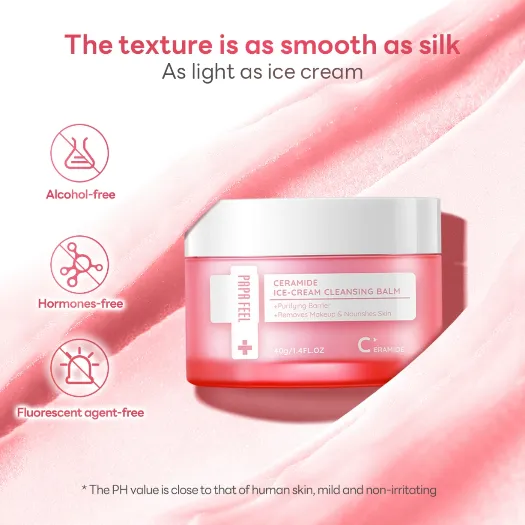 Ảnh sản phẩm Kem tẩy trang Papa Feel Ceramide Ice Cream Cleansing Balm 40gr 2