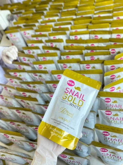 Muối tắm tẩy tế bào chết Perfect Beauty Snail Spa Salt Whitening x10 Thái Lan ảnh 9