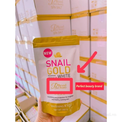 Muối tắm tẩy tế bào chết Perfect Beauty Snail Spa Salt Whitening x10 Thái Lan ảnh 17