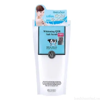 Ảnh sản phẩm Muối tắm bò Scentio Milk Plus Whitening Q10 Salt Scrub 1