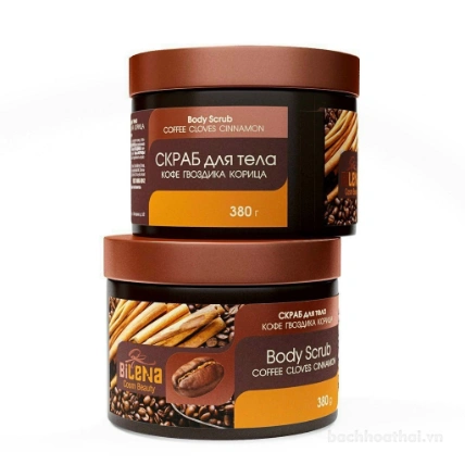 Tẩy tết bào chết quế hồi Body Scrub Coffee Cloves Cinnamon Nga ảnh 2