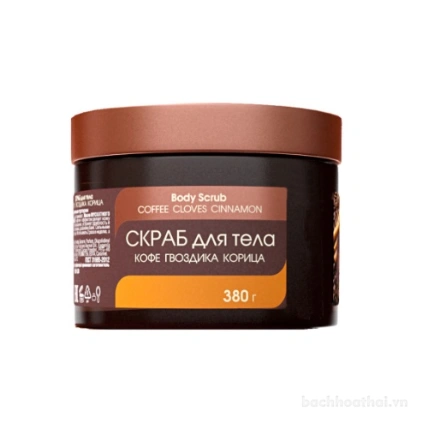 Tẩy tết bào chết quế hồi Body Scrub Coffee Cloves Cinnamon Nga ảnh 4