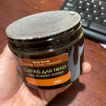Tẩy tết bào chết quế hồi Body Scrub Coffee Cloves Cinnamon Nga ảnh 6