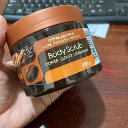 Tẩy tết bào chết quế hồi Body Scrub Coffee Cloves Cinnamon Nga ảnh 10